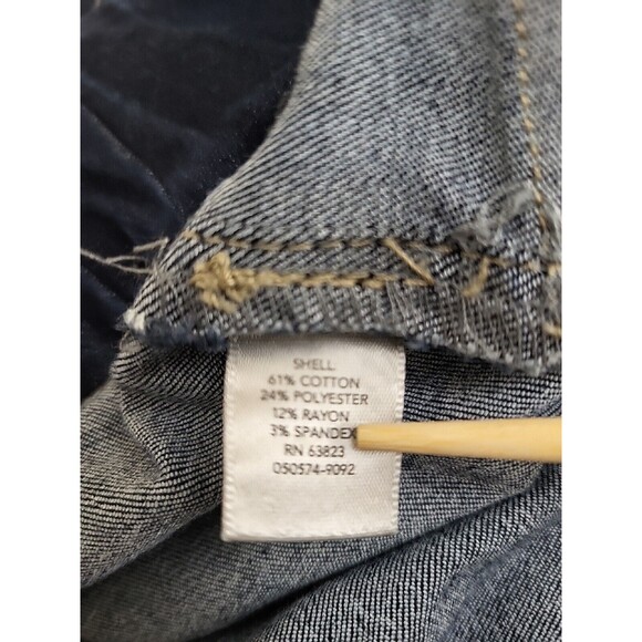 Christopher & Banks Petite Womens Jeans Blue L Jeggings Stretch Skinny Ankle - Picture 4 of 14